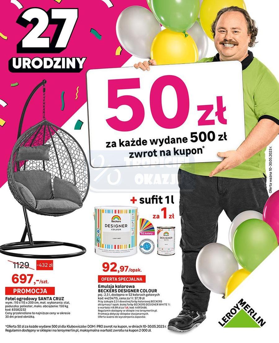 Gazetka promocyjna Leroy Merlin str. 1