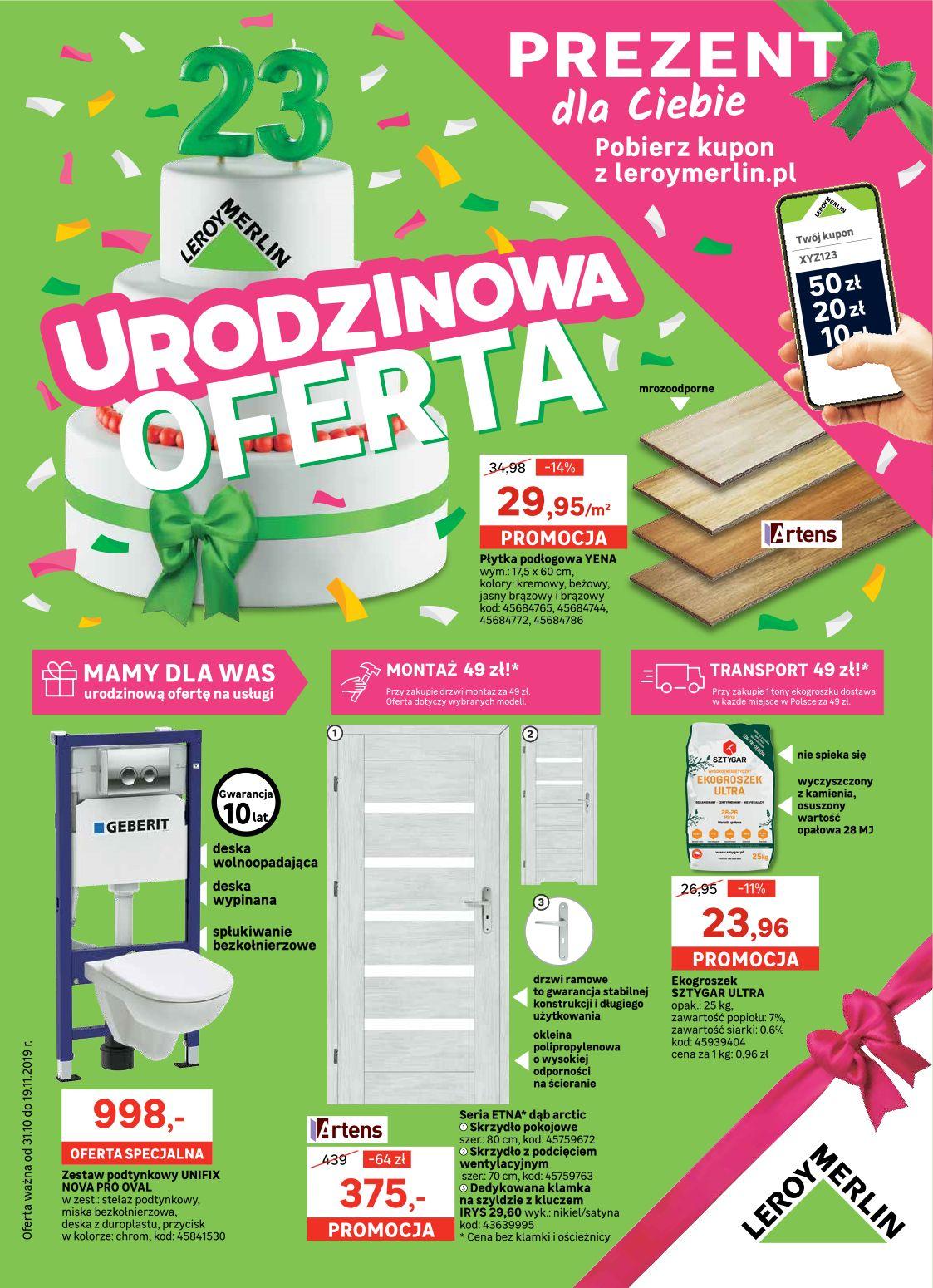 Gazetka promocyjna Leroy Merlin str. 1