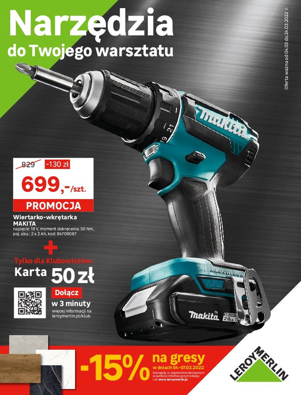 Gazetka promocyjna Leroy Merlin str. 1