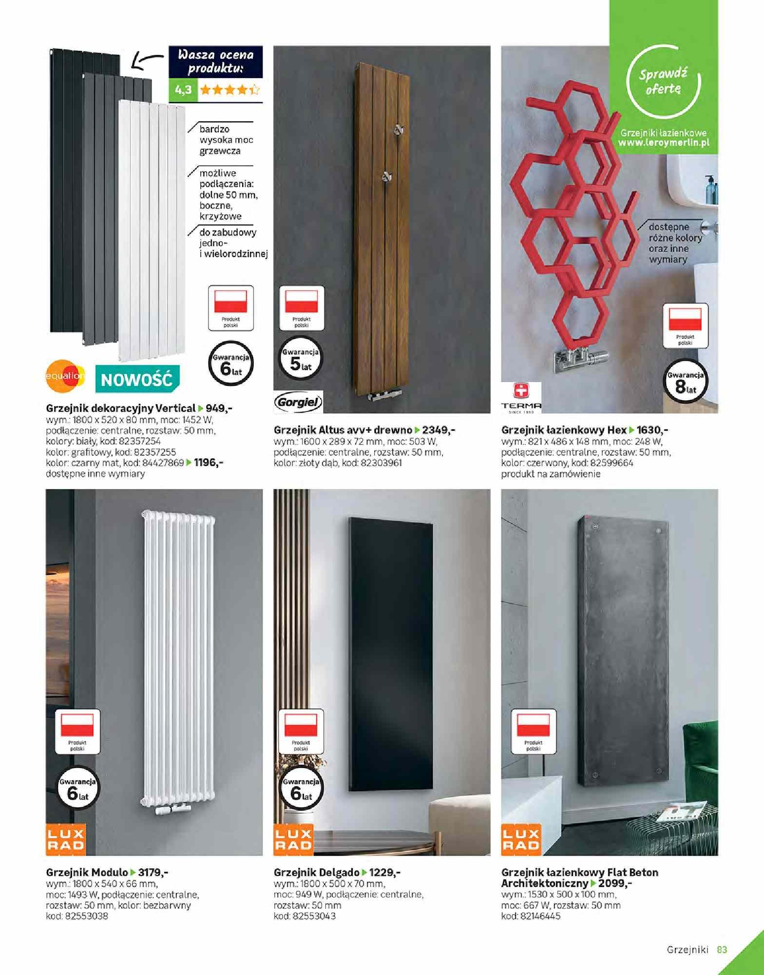 Gazetka promocyjna Leroy Merlin str. 83